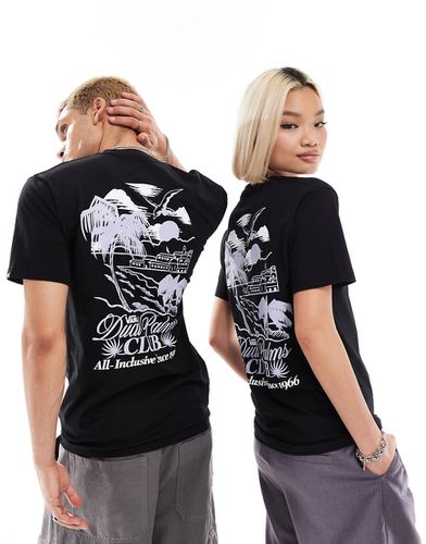 Dual - T-shirt à imprimé palmiers au dos - Vans - Modalova