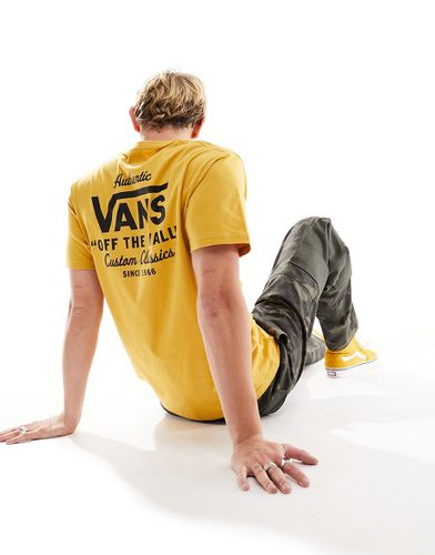 Holder Street - T-shirt imprimé au dos - Jaune - Vans - Modalova