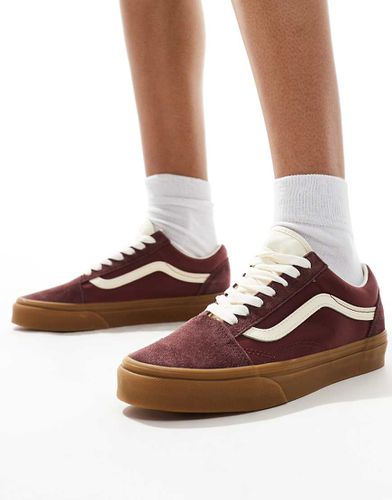 Old Skool - Baskets avec semelle en caoutchouc - Bordeaux - Vans - Modalova