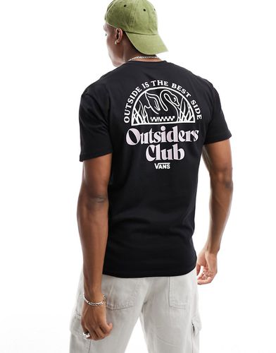 Outsiders Club - T-shirt imprimé au dos avec poche - Vans - Modalova