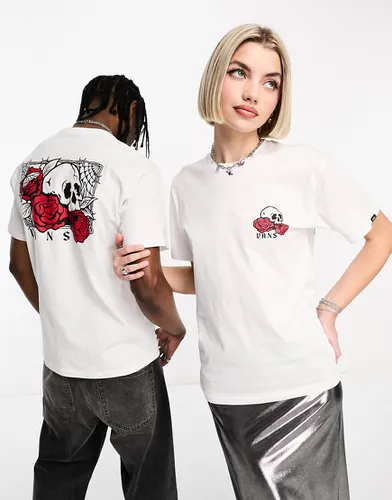 Rose Bed - T-shirt avec imprimé crâne au dos - Vans - Modalova