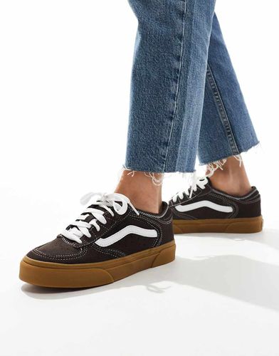 Rowley - Baskets avec semelle en caoutchouc - Marron foncé et blanc - Vans - Modalova