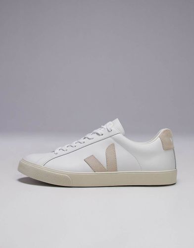 Esplar - Baskets en cuir avec logo - extra et sable - Veja - Modalova