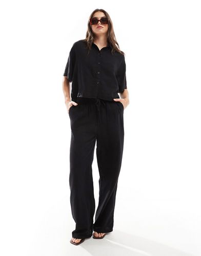 Mix & Match - Pantalon ample en lin avec lien noué à la taille - Vero Moda - Modalova