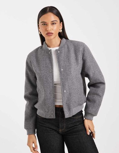 Bomber oversize en feutre - chin - Vero Moda - Modalova