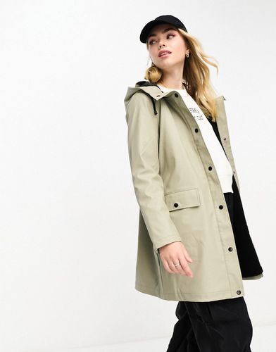 Imperméable avec doublure en molleton - Taupe - Vero Moda - Modalova