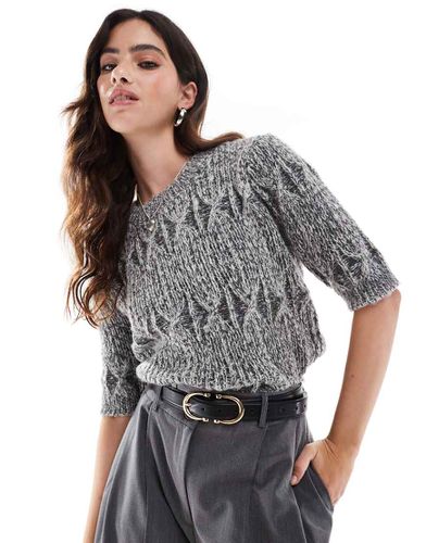 Pull en maille chunky à manches courtes - Vero Moda - Modalova