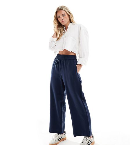 Pantalon ample à enfiler à taille élastique - Vero Moda Petite - Modalova