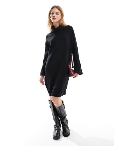 Robe courte en maille à col roulé - Vero Moda - Modalova