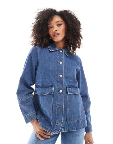 Veste en jean oversize style workwear - moyen - Vero Moda - Modalova