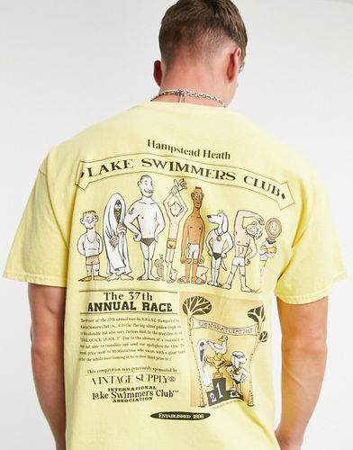 Swim Club - T-shirt imprimé au dos - Vintage Supply - Modalova