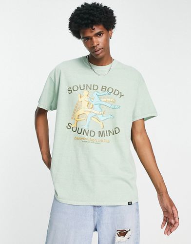 T-shirt à inscription Sound Body, Sound Mind » - Vintage Supply - Modalova