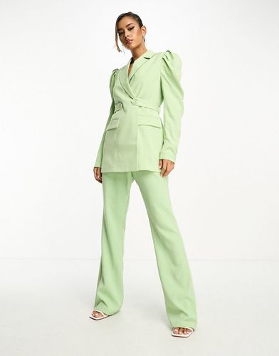 Y.A.S - Pantalon d'ensemble évasé coupe ajustée - menthe - Yas - Modalova