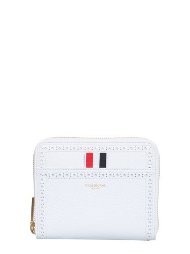 Thom browne wallet with zip - thom browne - Modalova