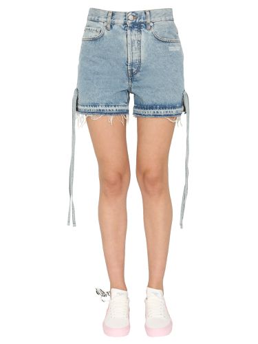 Off-white denim shorts - off-white - Modalova