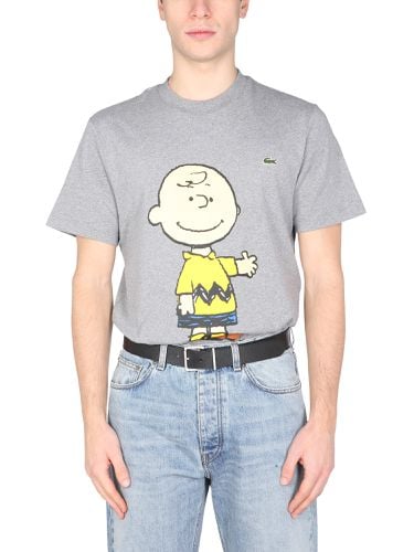 Charlie brown" t-shirt - lacoste x peanuts - Modalova