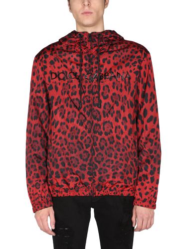 Jacket with animal print - dolce & gabbana - Modalova