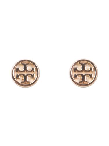 Circle-stud logo earrings - tory burch - Modalova