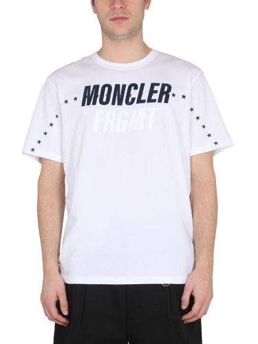 T-shirt with logo 7 moncler frgmt hiroshi fujiwara - moncler genius - Modalova