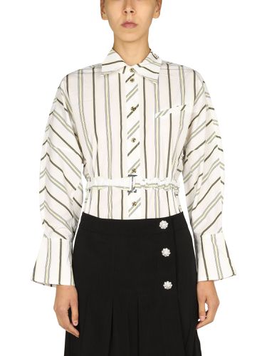 Ganni striped pattern shirt - ganni - Modalova