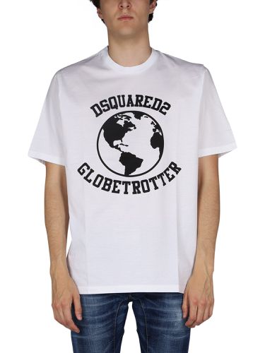 Dsquared "globetrotter" t-shirt - dsquared - Modalova