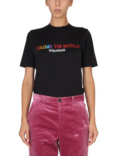 Dsquared t-shirt with logo - dsquared - Modalova
