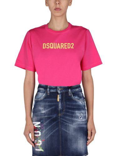 Dsquared logo print t-shirt - dsquared - Modalova