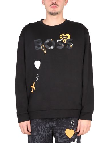Boss sweatshirt with logo - boss - Modalova