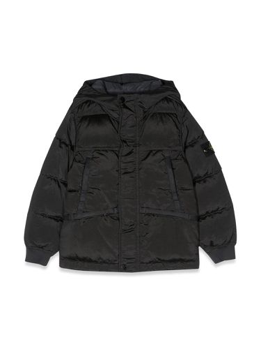 Down jacket blouson side logo patch - stone island - Modalova