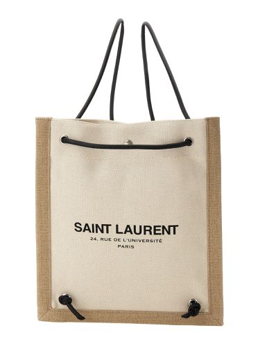 Logo print shoulder bag backpack - saint laurent - Modalova