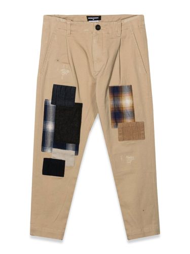 Dsquared pants with patches - dsquared - Modalova