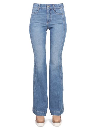 Stella mccartney jeans with logo - stella mccartney - Modalova