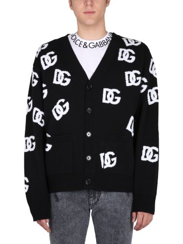 Dolce & gabbana cardigan with logo - dolce & gabbana - Modalova