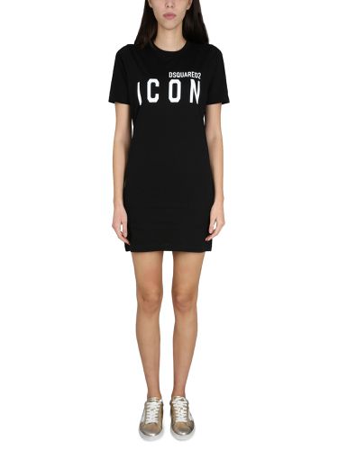 Dsquared "icon" t-shirt dress - dsquared - Modalova
