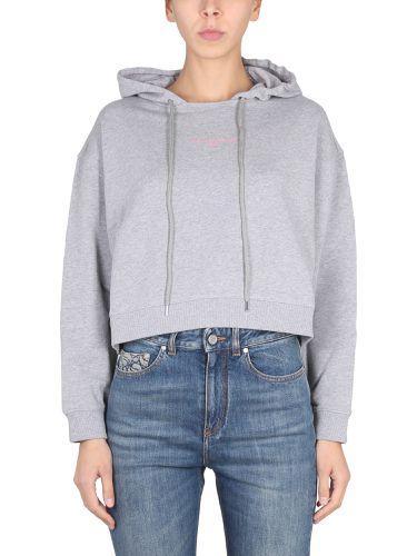 Sweatshirt with logo embroidery - stella mccartney - Modalova