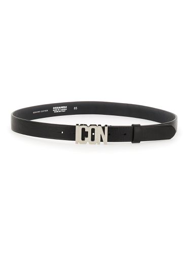 Dsquared leather belt - dsquared - Modalova