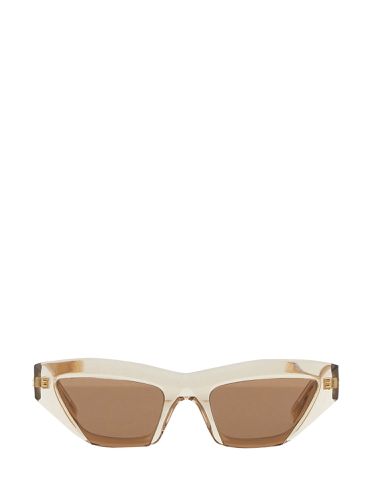 Sculptured cat eye sunglasses - bottega veneta - Modalova