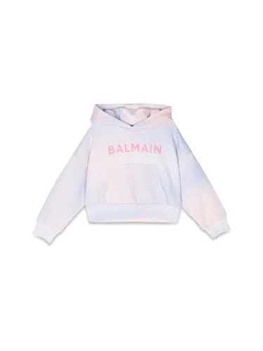 Balmain logo hoodie - balmain - Modalova