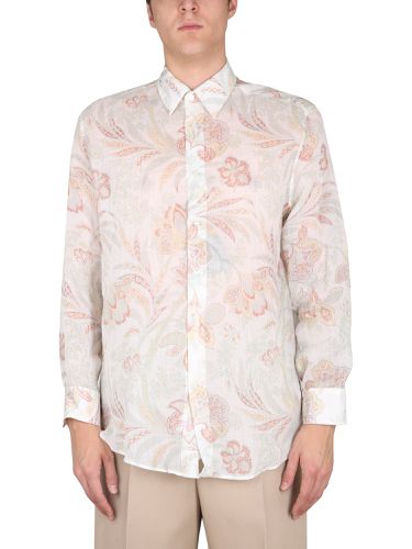 Etro paisley and flower print shirt - etro - Modalova