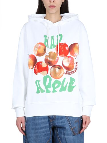 Jw anderson bad apple hoodie - jw anderson - Modalova