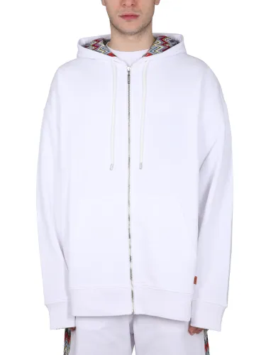 Missoni zipper hoodie - missoni - Modalova