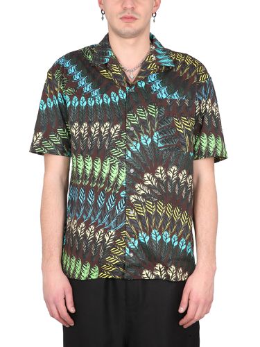 Aop feathers hawaii shirt - marcelo burlon county of milan - Modalova
