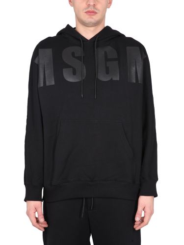 Msgm sweatshirt with maxi logo - msgm - Modalova