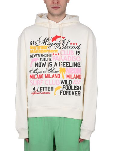 Msgm sweatshirt with logo - msgm - Modalova