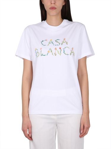 Casablanca crewneck t-shirt - casablanca - Modalova