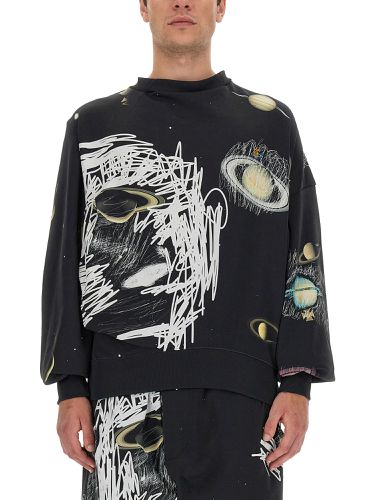 Sweatshirt with logo print - vivienne westwood - Modalova