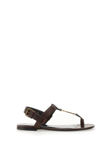 Cassandre flat sandals - saint laurent - Modalova