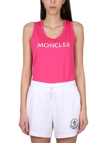 Moncler top with logo print - moncler - Modalova