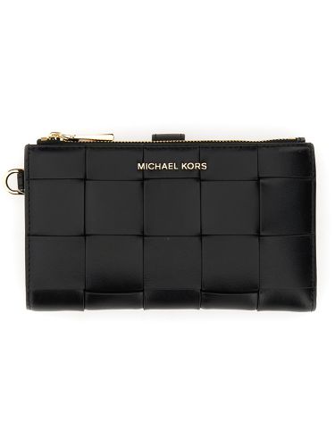 Braided leather wallet - michael by michael kors - Modalova