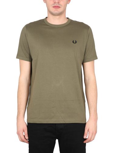 T-shirt with logo embroidery - fred perry - Modalova